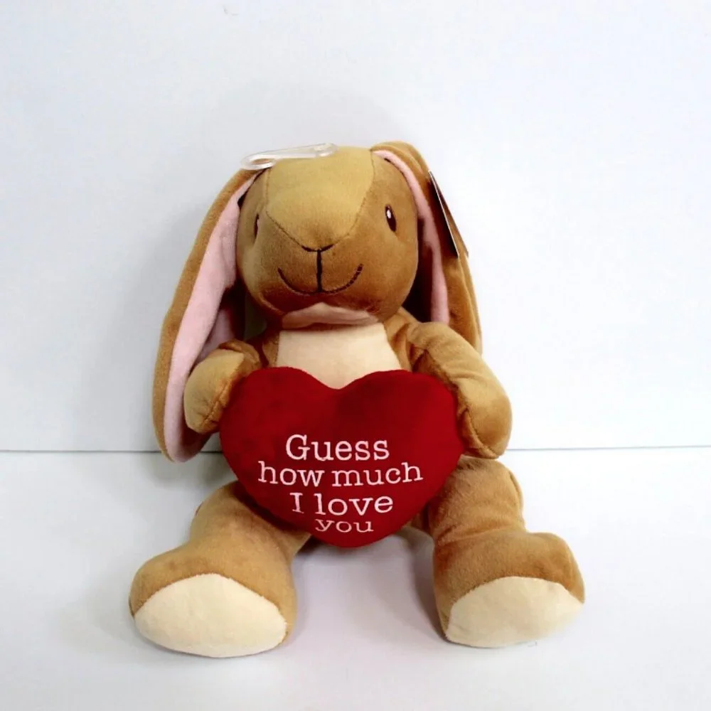 Guess How Much I Love You Heart Nutbrown Hare Bunny Plush Stuffed Animal 7